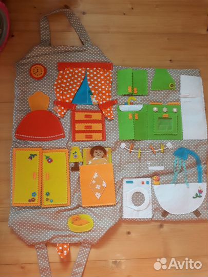 Домик-сумка, ручная работа