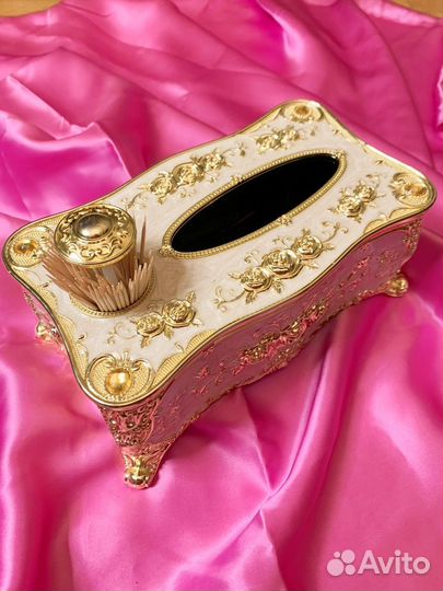 Салфетница интерьерная с подставкой для зуб