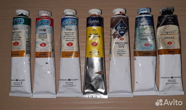 Краски масляные художественные