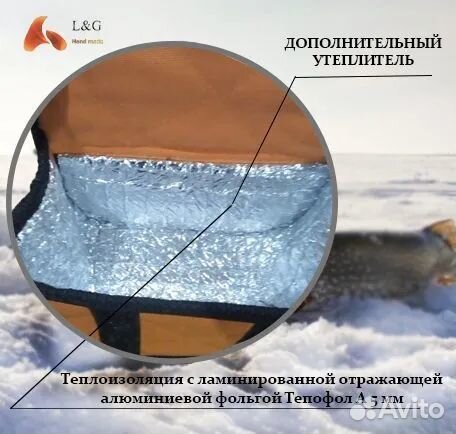 Чехол для шуруповерта утепленный для рыбалки