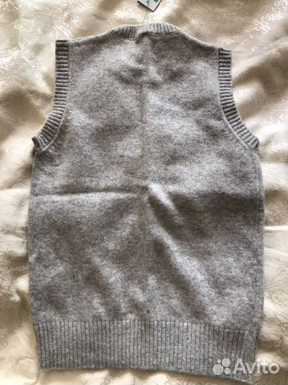 Жилетка серая для девочки 150 см