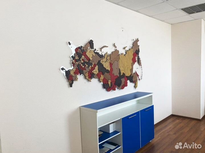 Карты России из дерева Хасавюрт