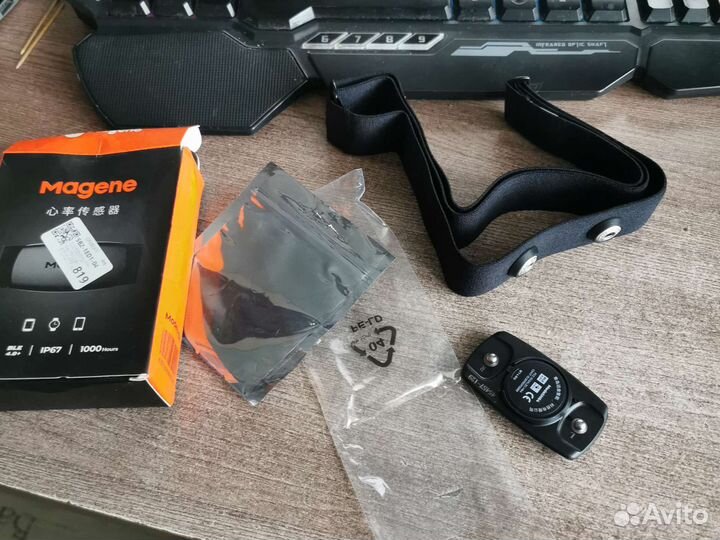 Нагрудный пульсометр Magene H64 + Каденс