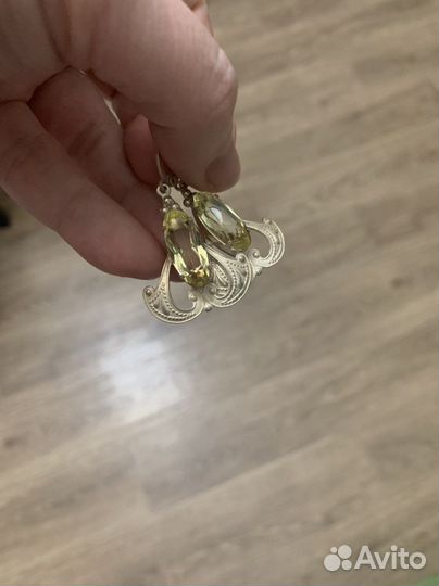 Серебряные серьги