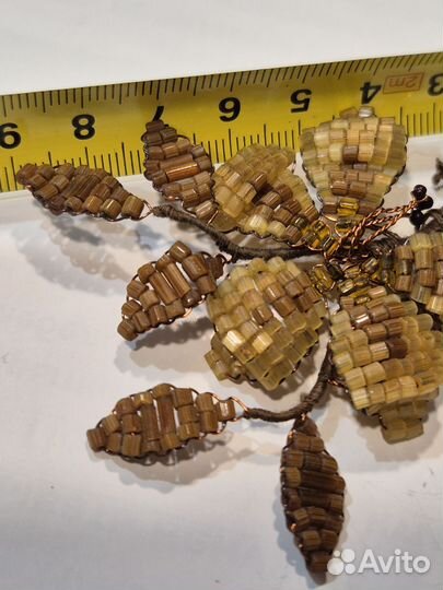 Старинная брошь, ручной работы