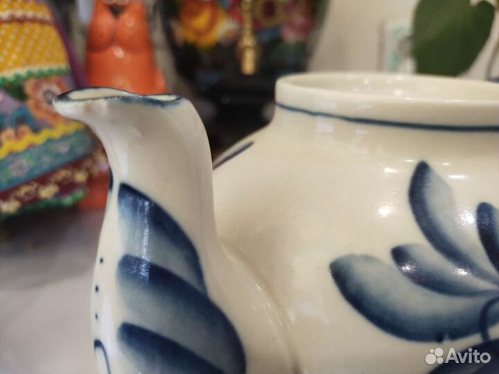 Набор чайников Гжель