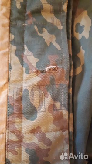 Куртка утеплённая камуфляжная. б/у