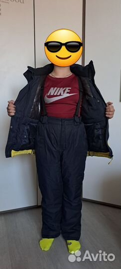 Горнолыжный зимний костюм детский 146