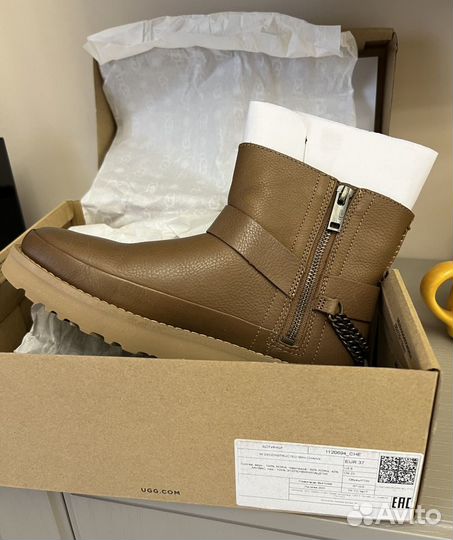 Сапоги ugg кожаные