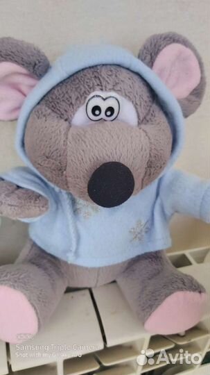 Мягкая игрушка мышка, небольшая, 20 см