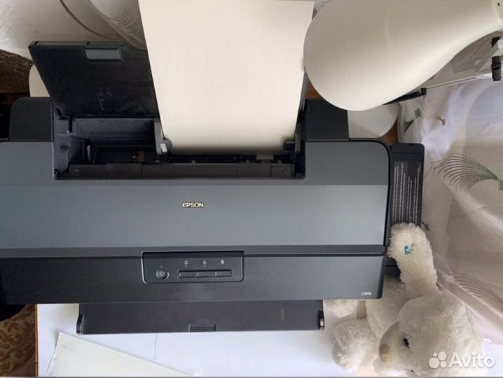 Цветной струйный принтер с снпч epson