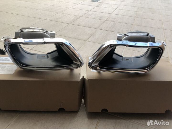 Оригинальные насадки на глушитель BMW Х5,Х7