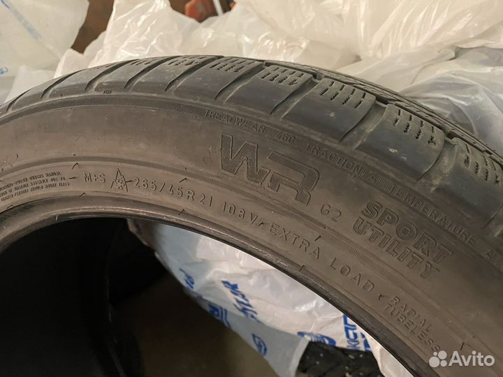 Шины зимние 265/45/21 4-шт