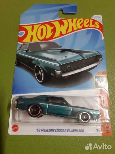 Hot wheels 69 mercury cougar eliminator