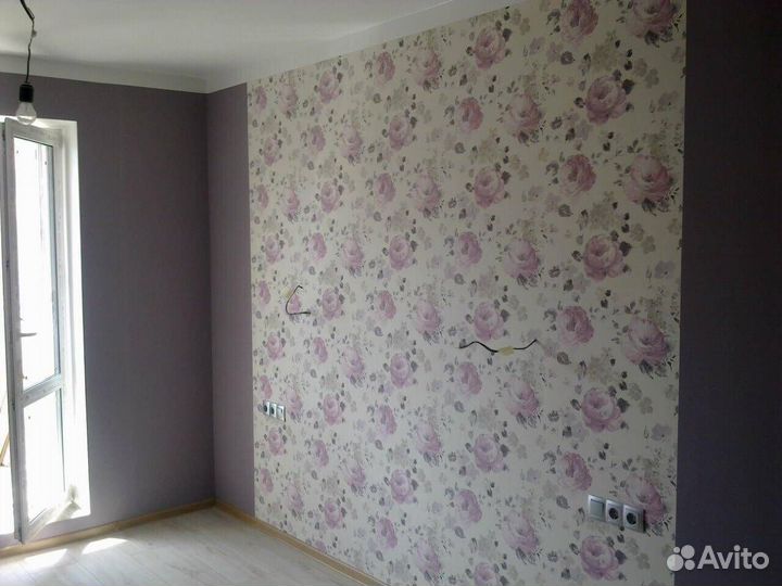 Поклейка обоев