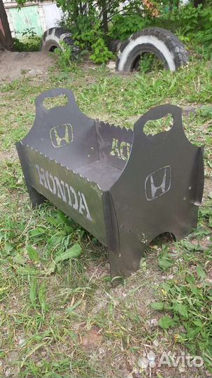 Мангал разборный с любой надписью