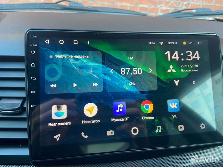 Mitsubishi Lancer X 10 Android магнитола