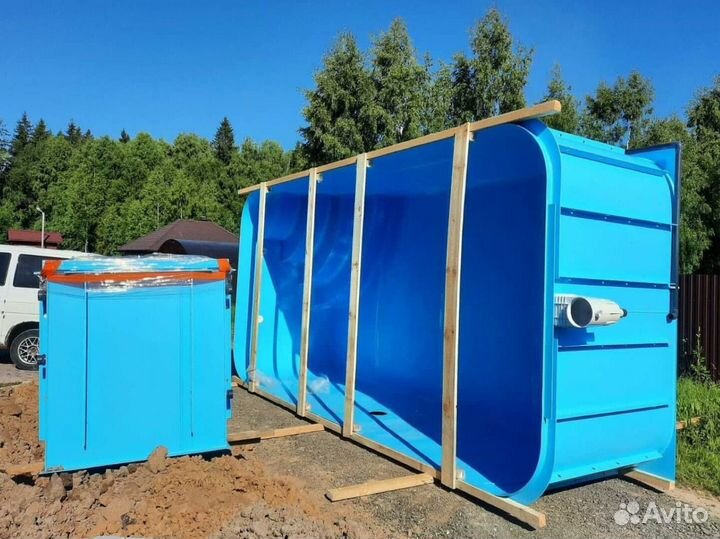 Пластиковый бассейн