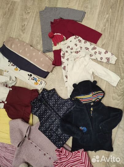 Вещи пакетом на девочку 86 92 98