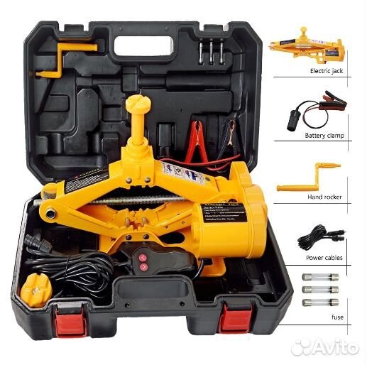 Электрический домкрат автомобильный 3 тонны