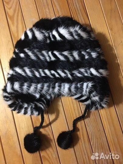 Шапка женская натуральный мех