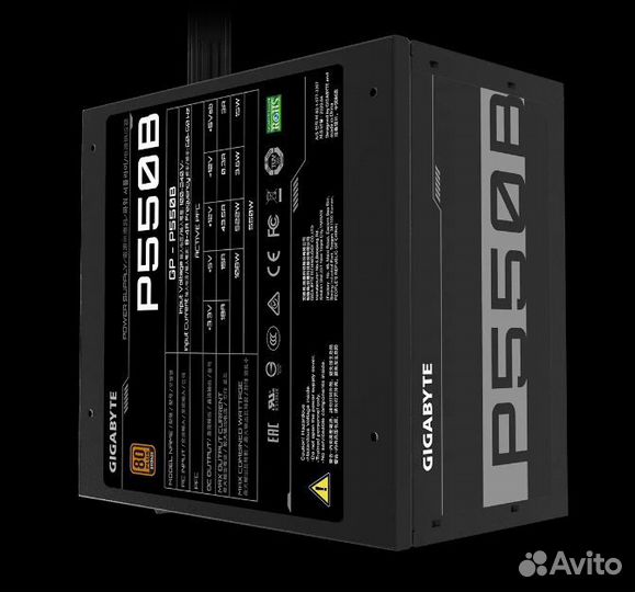 Новый блок питания Gigabyte P550B 550W