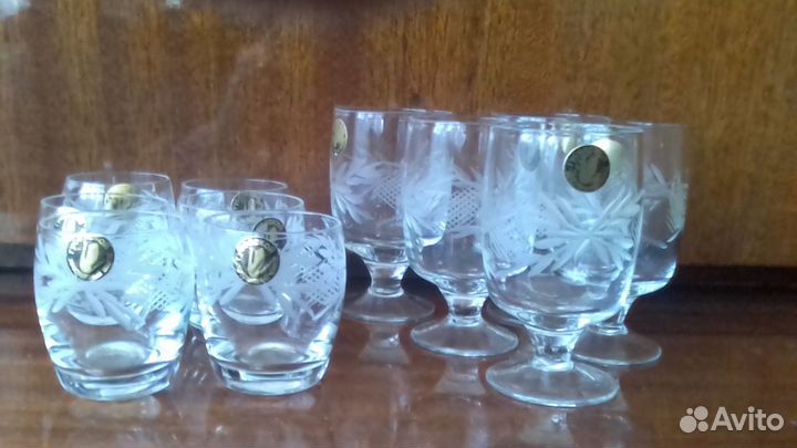 Рюмки стопки Гусь-хрусталь СССР