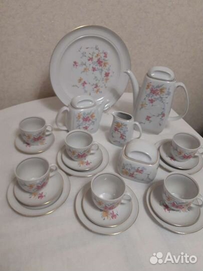 Сервиз Ильменау ilmenau костяной фарфор гдр