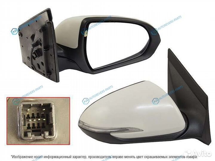 ST-HNS2-940-A1 Зеркало hyundai solaris 17-20 RH об
