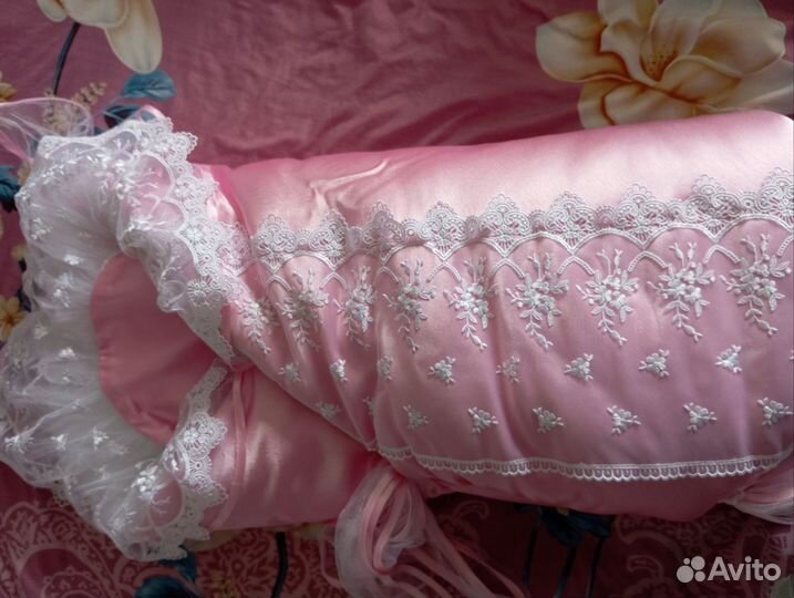 Конверт на выписку для девочки осень