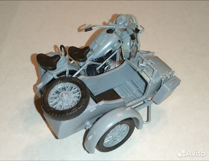 Модель немецкого мотоцикла Цундап М 1 35