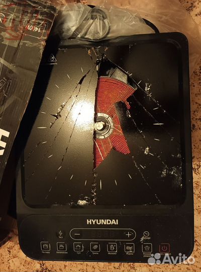 Индукционная плитка Hyundai HYC-0101 на запчасти