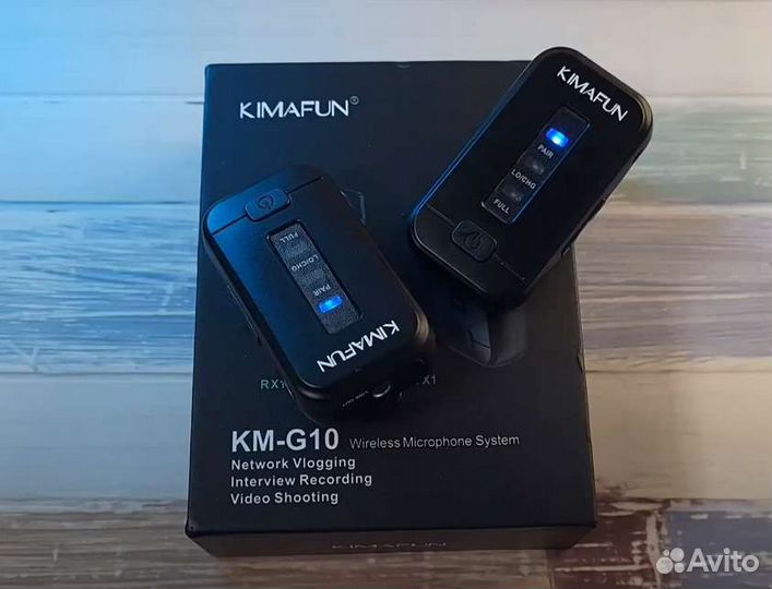 Kimafun G10, беспроводной микрофон петличка