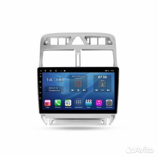 Магнитола Peugeot 307 2001-2008 Topway