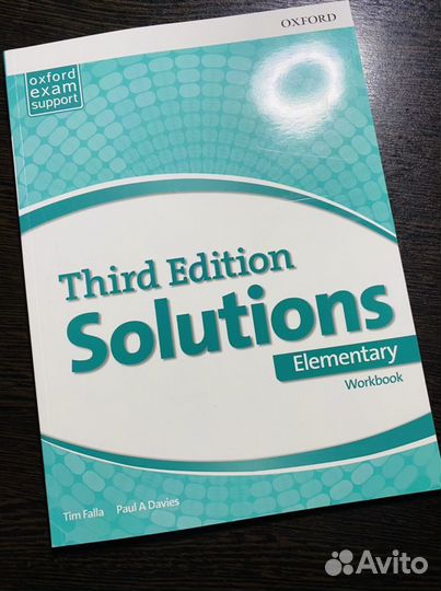 Solutions elementary 3rd edition новый