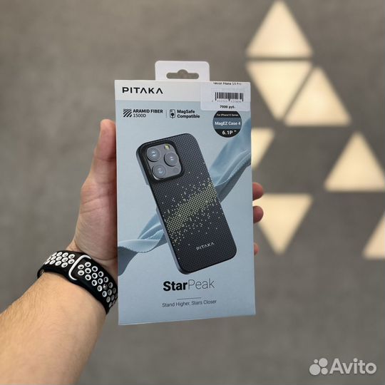 Pitaka чехлы на iPhone 15 Pro/15 Pro Max