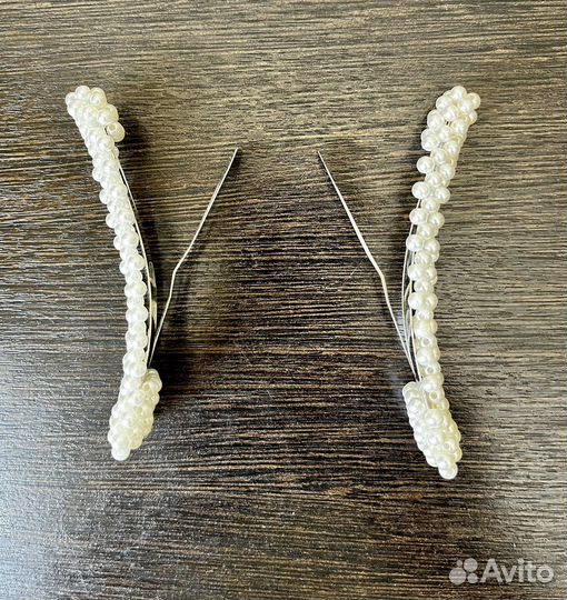 Заколка для волос с жемчугом