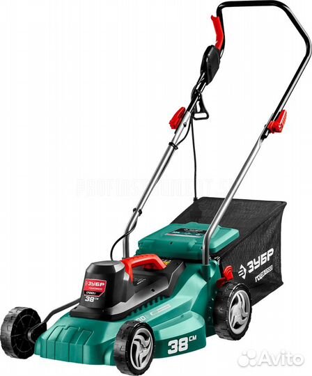 Сетевая газонокосилка зубр (гсц-38-1700)