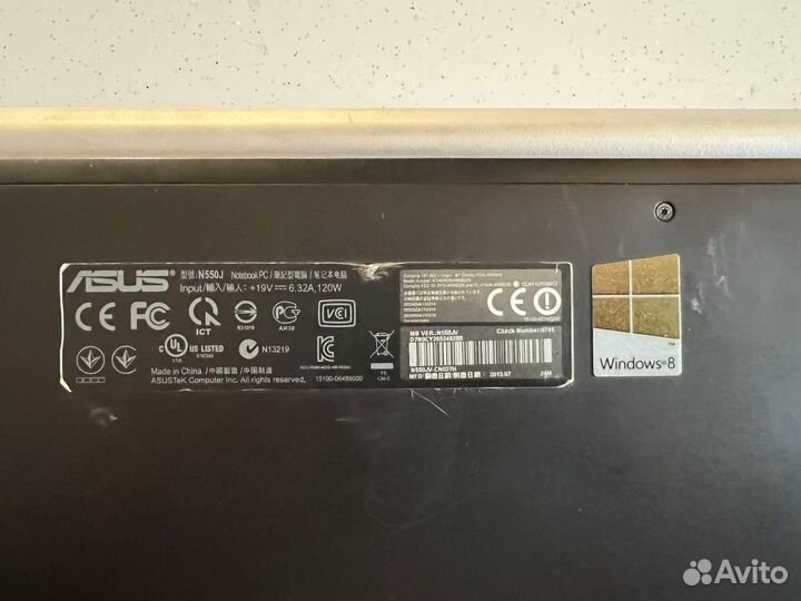 Asus N550j i7/8gb/ssd-120gb/HDD-1tb/gforce 750m