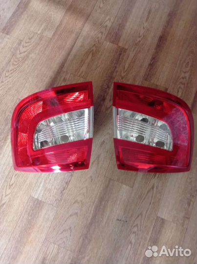 Задние фонари, шкода рапид 2013-2015, пара