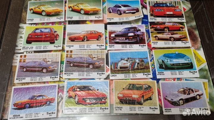 Вкладыши Турбо вторя серия 51 штука