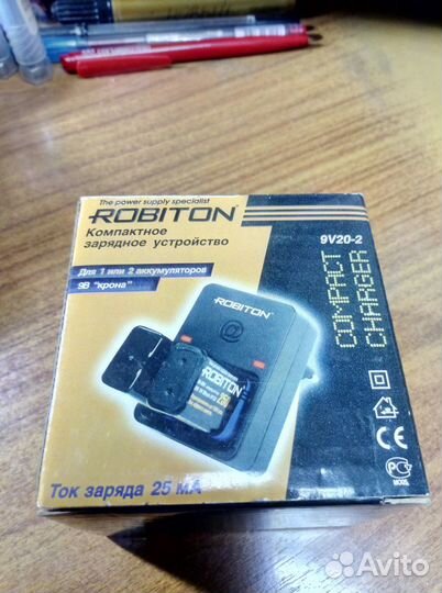 Зарядное устройство Robiton 9V20-2 для крон