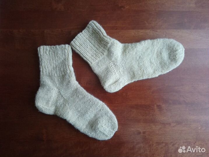 Носки вязаные шерстяные новые