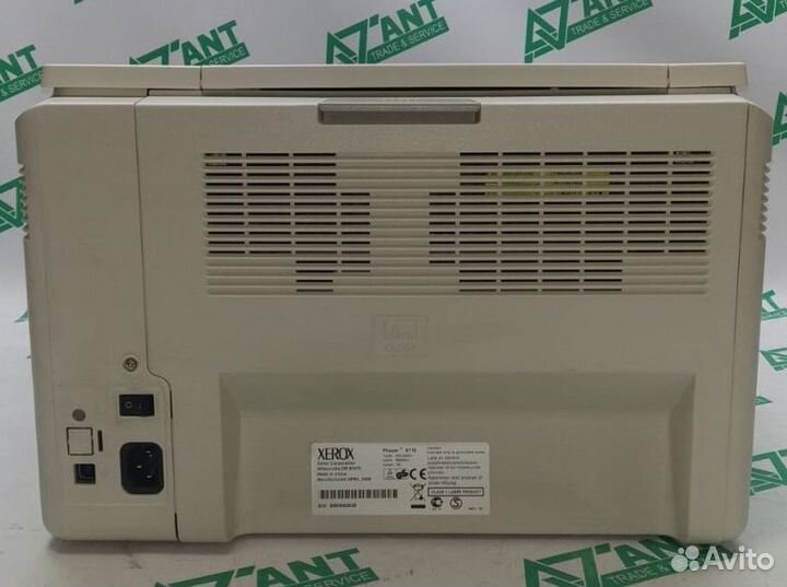 Принтер лазерный Xerox Phaser 6110N, цветн., A4