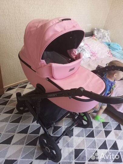 Коляска 2 в 1 эко кожа