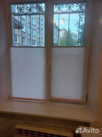 Рулонные шторы на пружине (снизу-вверх)