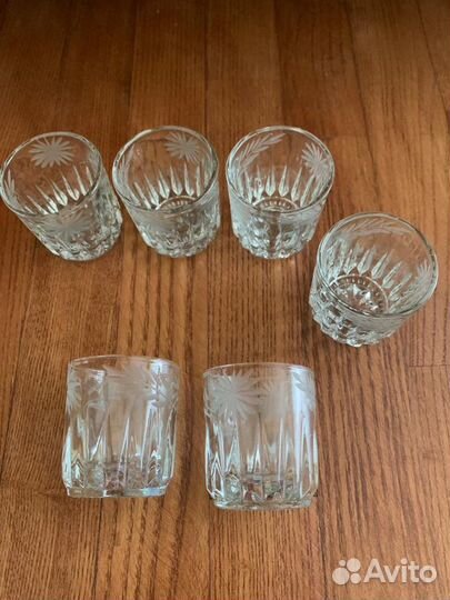 Стопки хрустальные СССР