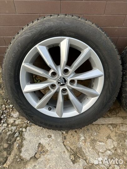 Колеса зимние 205/60 r16 skoda octavia,Volkswagen