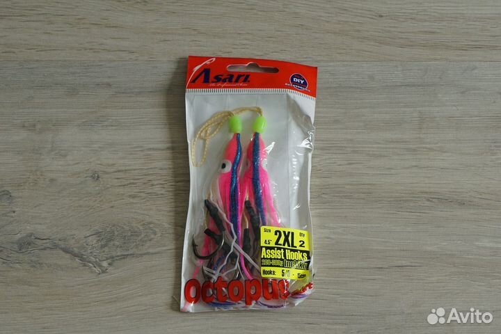 Крючки asari Twister Octopus Assist