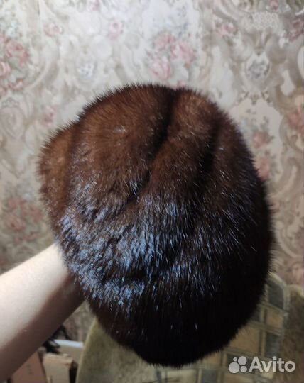 Шапка норковая женская